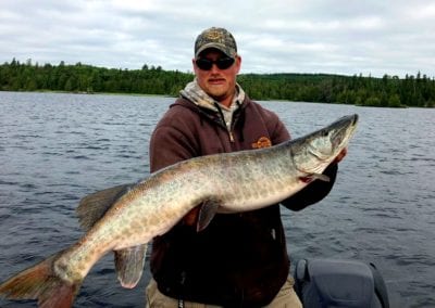 Kris with a Monster muskie