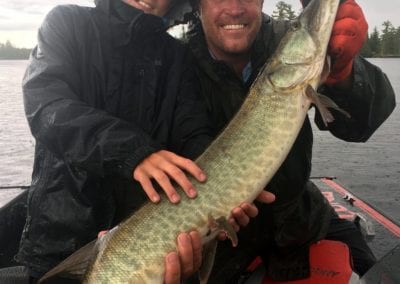 Father and Son muskie caught in Ontario
