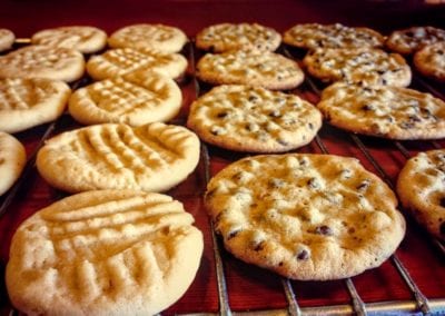 Warm cookies to round out your fishing trip