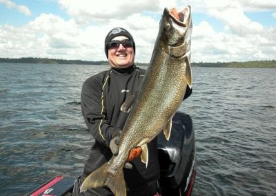 trophy Lake trout Ontario Manitou