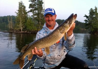 Fishing for Pike in Ontario Canada