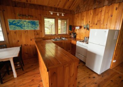 Brigadoon Outpost Cabin Kitchen
