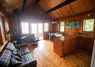 Brigadoon Outpost Cabin Living Room