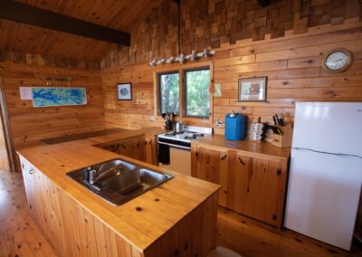 The Point Outpost Cabin Kitchen