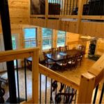 Manitou Island Outpost Cabin Living Area from Loft