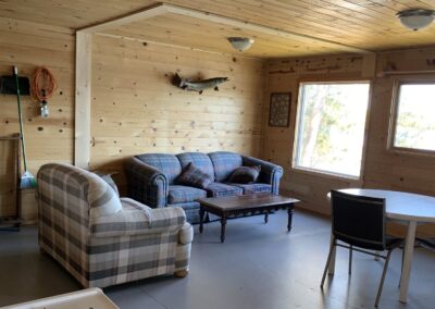 Camp Manitou Outpost Cabin Living Area