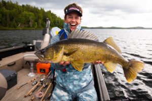 Jay Siemens Walleye on Lower Manitou Lake Ontario